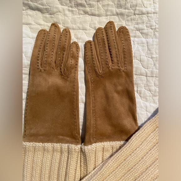 Christian Dior Vintage Suede Gloves Size 6.5 - Picture 5 of 9